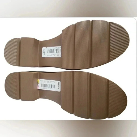 Naturalizer 12 Preppy Lugsole Tan Leather Slip-On Round Toe Casual Loafers New - Picture 4 of 8